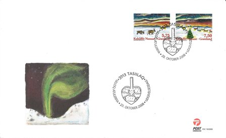 Grønland - Jul 2008 - Førstedagskuvert