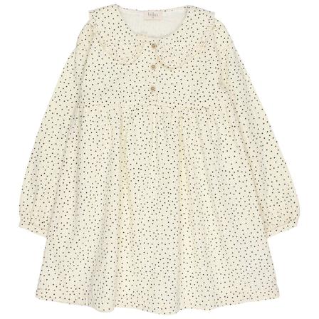 Dotted Dress Ecru