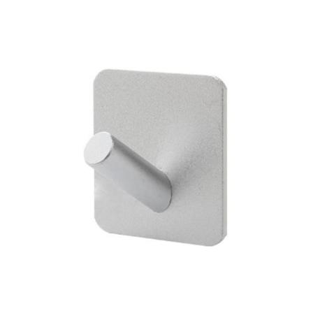 Stilren Handdukskrok - Fästs Enkelt - Silver 1-pack