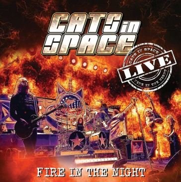 Fire in the night - red edition CATS IN SPACE