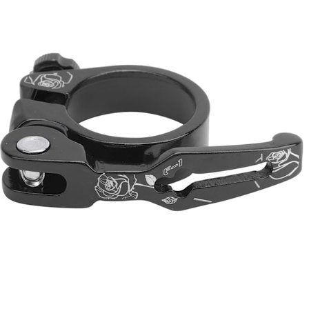 34,9 mm Cykel Snabbkoppling Sadelstolpsklämma Aluminiumlegering Mountainbike Tillbehör Svart