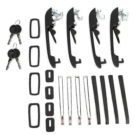 4 kpl Auton Ulko-ovenkahvat Avaimilla Sopii Golf MK1/MK2