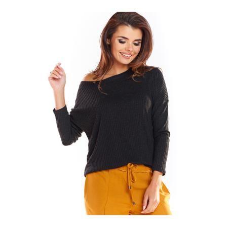 Awama Sweter A333, kobieta, Czarny