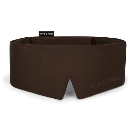 Dore & Rose Deep sleep Mask Dark Brown, Tøj & Bolig, Rejsetilbehør, Sovemasker
