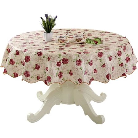 150 cm rund hoteldug ensfarvet restaurantdug polyesterstof dug hjem spisebordsdug, vaskbar dug til bryllup