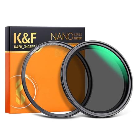 K&f Concept Magnetisk Variabelt Nd-filter Nd2-nd32 1-5 Stopp 58mm