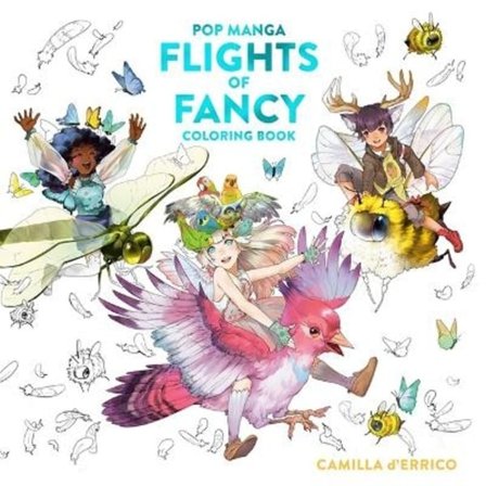 Pop Manga Flights of Fancy Coloring Book 9781984862280