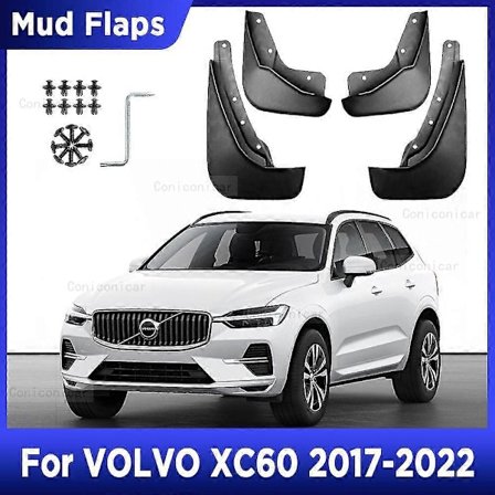 För Volvo Xc60 2017-2022 2021 4st Stänkskydd Mud Flaps Fram Bak Skärmar Auto Styling Biltillbehör