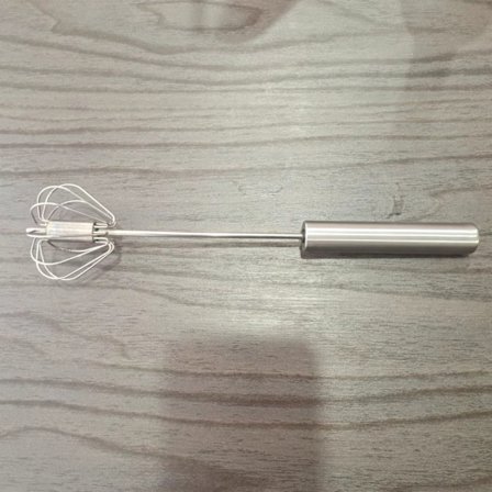 Eggvisp, Handmixer, Rostfritt Stål Äggvisp, Mjölkskummare, Rotationsblandare för Visp, Vispa, Rör