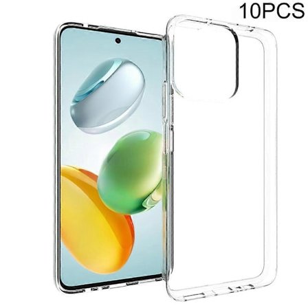 10 st/förpackning För Honor Play 60 Plus 5G/X7c 4G/200 Smart 5G Transparent Skal Vattenmärkesfritt Skydd