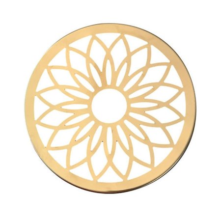 Blomsterhatt i metall för blomsterarrangemang, D2-12CM (guld).