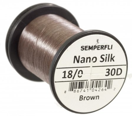 Semperfli Nano Silk 18/0 30D Brown