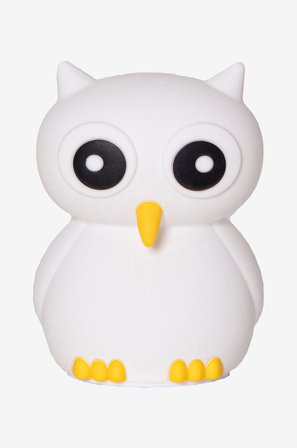 Star Trading - Natlampe LED Funktionel ugle - Hvid - Børnelamper - Fra Homeroom