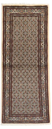 Moud Rug Oriental Runner Brown/Beige (Wool, Persia)