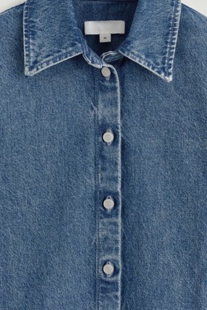 COS Women's Camicia In Denim in Blu