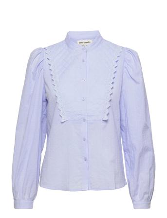 Pearl Shirt Bluse Langærmet Blå Lollys Laundry