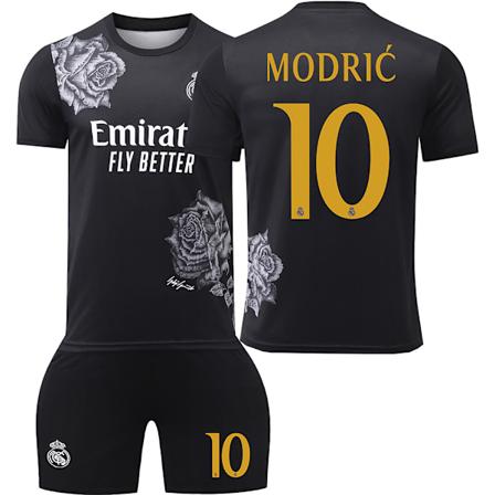 24-25 Real Madrid Y3 jalkapallopaita setti nro 7 C Ronaldo Vinicius 5 Bellingham 10 Mbappe paita Modric nro 10 ilman sukkia Modric No.10 without socks