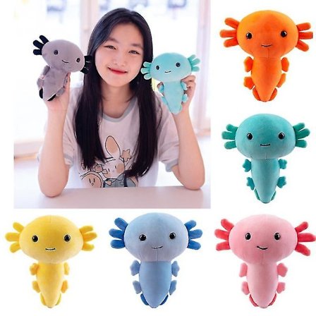 20cm Sjelden Plysjdukke Axolotl Myk Plysj Barn Utstoppede Dyr Bursdag X