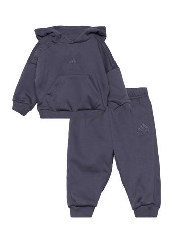 Fleece Tracksuit Sets Tracksuits Navy Adidas Performance