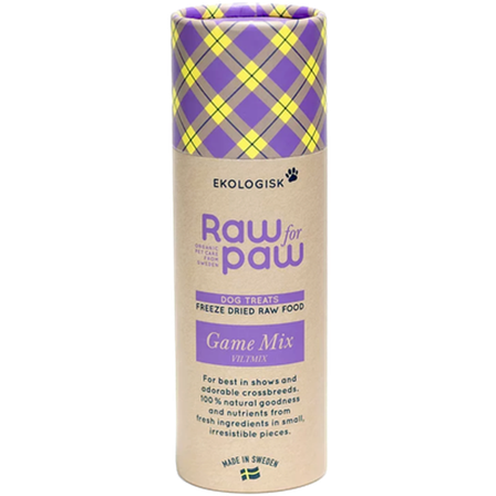 Raw for Paw - Treningsgodbit med Viltmix, 38 g - Hund - Hundegodbiter & tyggebein - Naturlige godbiter for hund - ZOO.no