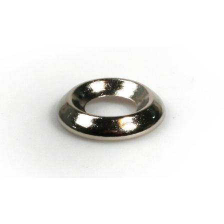 Arvid Nilsson 93310900 Skive Forniklet messing, 100-pak 6,3 x 14 x 2,5 mm, Befæstelse