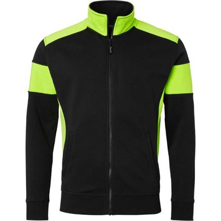 TOP SWEDE Sweatjacka 223 sv/fl gul 5XL - Lyreco - Arbetskläder - Arbetströjor - Sweatshirts och koftor