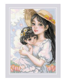 Stickpackung Bild Mutterliebe