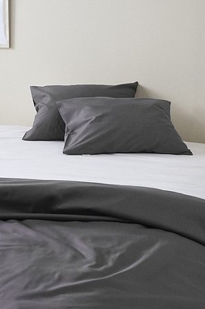 Jotex - Pudebetræk 2-pak 50x60 Cm Økologisk Grå - ZACK - Køb Pudebetræk hos Jotex