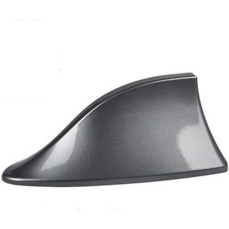 ABS Plast Tak Hajfena Antenn Radio Signal Antenn Universell för de flesta bilar - Grå