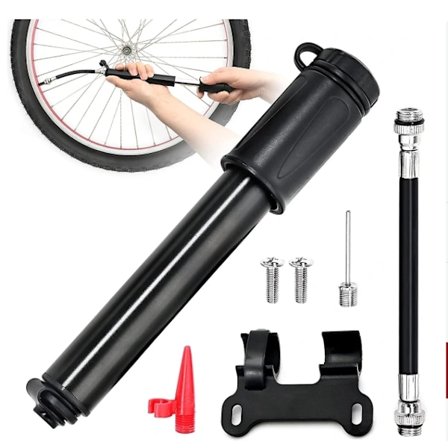 Cykelpumpe, bærbar højtryks minipumpe, til racercykel og Presta