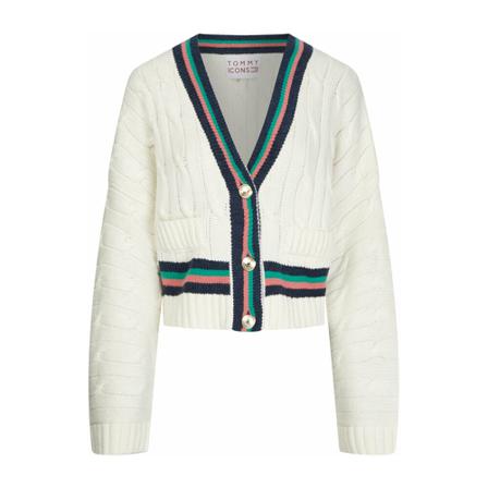 Tommy Hilfiger V-Nk Cardigan Hvid, Dame Cardigans