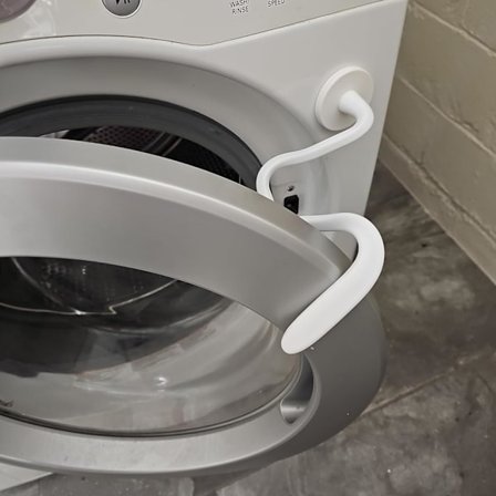 Dörrstopp för frontmatad tvättmaskin - Magnetisk flexibel dörrhållare för tvättmaskin och torktumlare