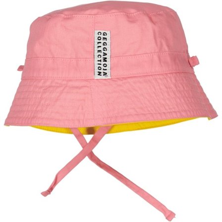 Solhatt Vändbar Rosa/Gul 2-6 år - Geggamoja