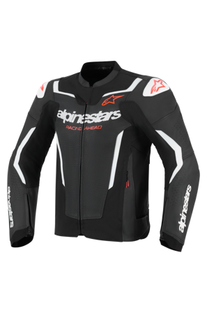 Motorradjacke Alpinestars GP Force V2 Airflow Schwarz/Weiß 56