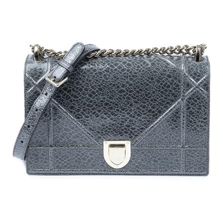 Dior Vintage, Pre-owned Cross Body Bags Grijs, Dames, Maat:ONE Size