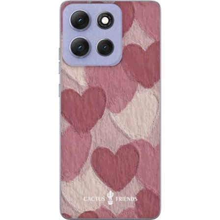 Yhteensopiva Puhelinkuori Motorola Motorola Moto G86 Power Cactus and Friends - Blush Paper Hearts