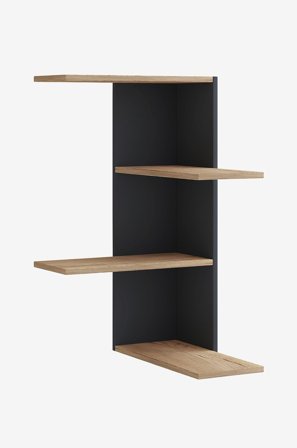 VCM - Hjørnehylde Balos - Sort - Væghylder - Fra Homeroom