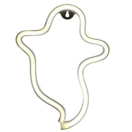 Spökformad neonljusskylt, innovativ LED-neon nattlampa för KLB