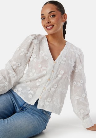 VERO MODA Vmpuna Ls Top Wvn Klær