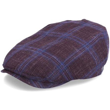 Wigéns - Röd flatcap Keps - Ivy One Piece Cap Burgundy Flat Cap @ Hatstore