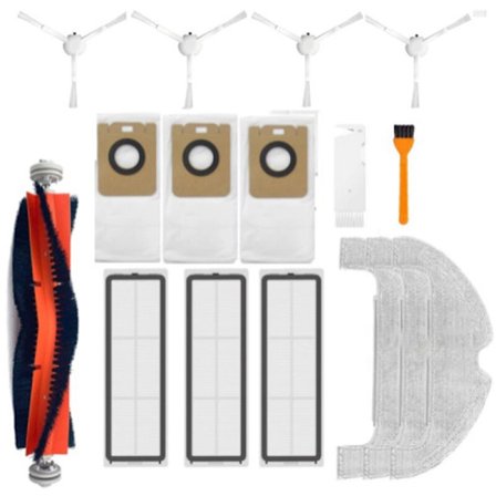 Reservedeler for Dreame Bot Z10 Pro L10 plus - Sidebørste, Filter, Støvpose, Moppklut, Hovedbørste, Deler til støvsuger