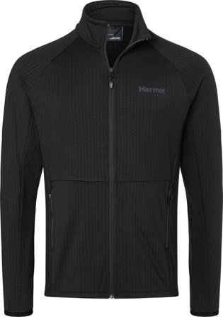 Marmot Men ́s Leconte Fleece Jacket Men long-sleeved training tops Black M