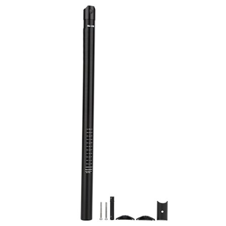 33,9x600 Mountainbike Förlängning Sadelstolpe Aluminiumlegering Fällbar CykeltillbehörSvart