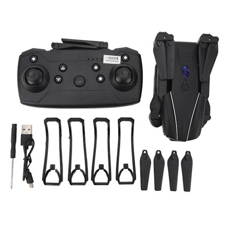 Taitettava RC-drone, jossa on kaksois-4K-infrapunaesteiden välttö, zoom-objektiivi, lentoreitti ja asennon kuvaus