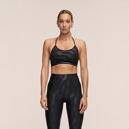 Casall Sportswear Sleek Urheiluliivit Musta Kuvioitu