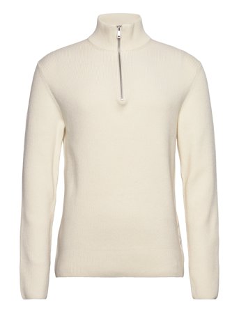 Lindbergh | Half Zip Rib Knit | L