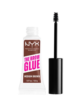 NYX Professional Makeup Nyx Professional Makeup, The Brow Glue Instant Brow Styler, 03 Medium Brown, 5 G - Brown - 5 g