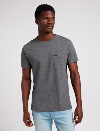Lee Jeans Ultimate Pocket Tee - Grey - S