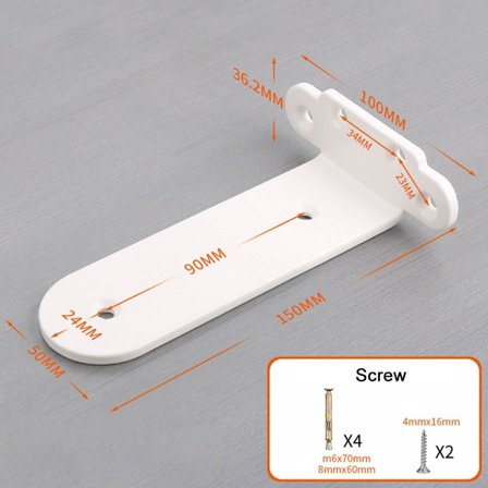Høyrevinkelbrakett Skrivebordshylle STYLE 3 STYLE 3