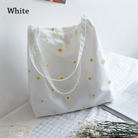 Axelväska Kanvasväskor VIT - spot försäljning